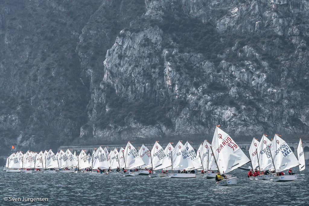 Grosses Finale beim Garda Optimist Meeting